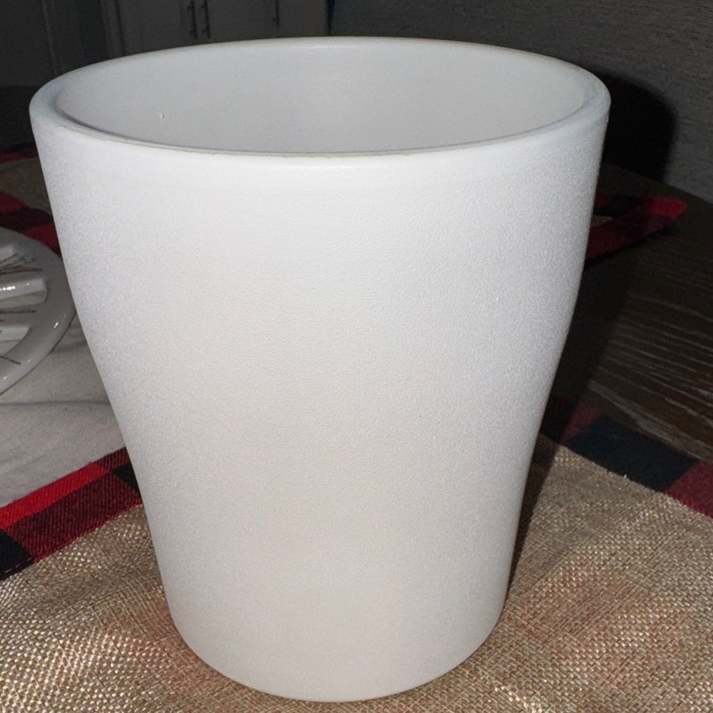 Ceramic White Plant Vase